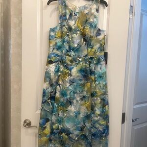 Adrianna Papell Blue Maxi Dress